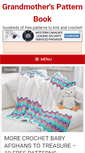 Mobile Screenshot of grandmotherspatternbook.com